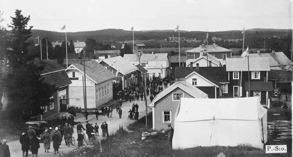Dorfzentrum des Juuka. Foto: Kulturhistorisches Museum Kuopio KHM